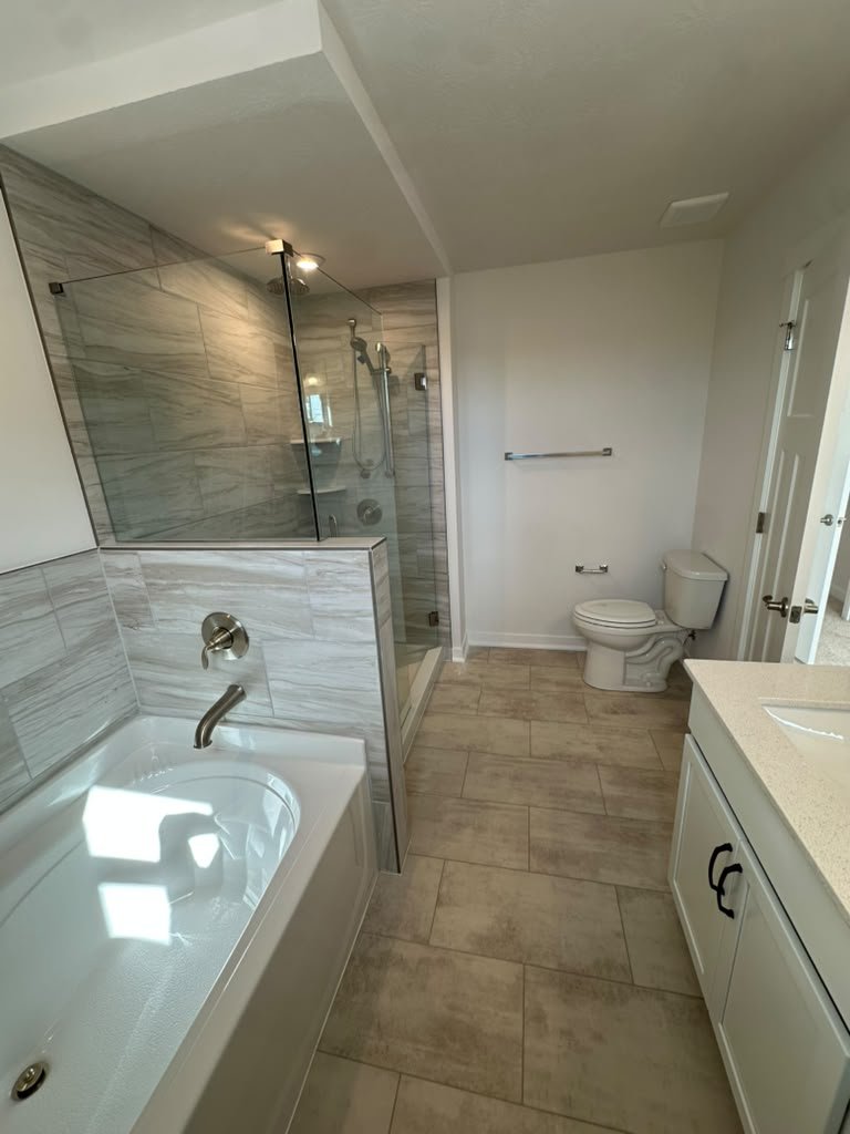 Completed residential improvement project by RJ Painting and Remodeling Services